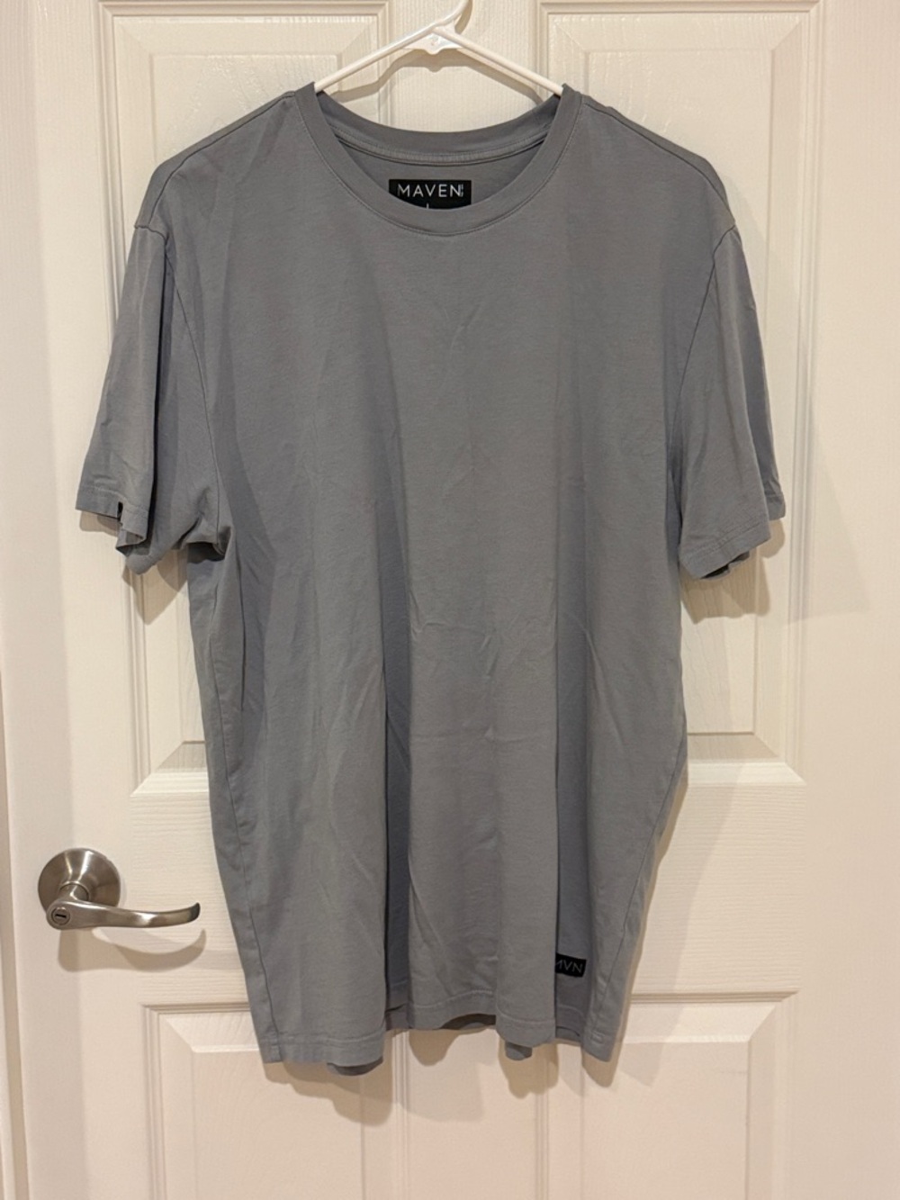 Maven Men's Short Sleeve Crew Neck T-Shirt in Gray